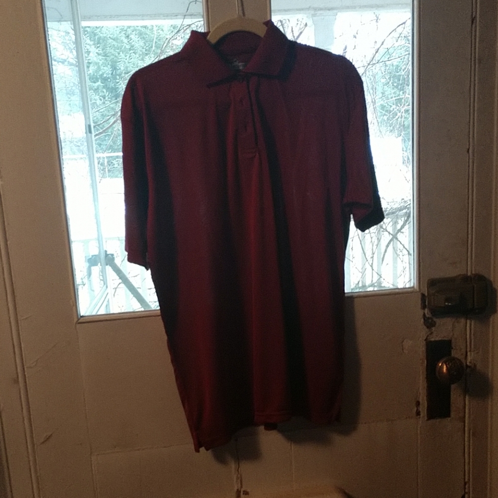 Ladies Maroon "golf" Polo Shirt